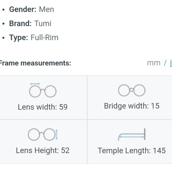 NWT TUMI De Rigo Aviator Sunglasses Black STU008 - Picture 6 of 7